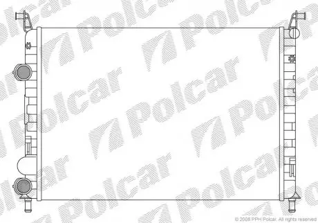 Радиатор охлаждения POLCAR 300608B2