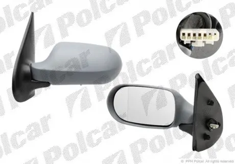 Зеркало наружное левое POLCAR 3006515M