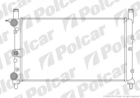 Радиатор охлаждения POLCAR 301608-1 (фото 1)