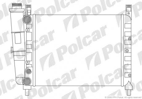 Радиатор охлаждения POLCAR 301608-5 (фото 1)