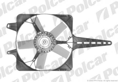 Вентилятор з корпусом/кронштейном POLCAR 301623W2 (фото 1)