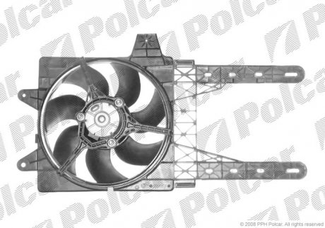 Вентилятор з корпусом/кронштейном POLCAR 301723W2 (фото 1)