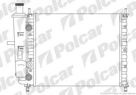 Радиатор охлаждения POLCAR 301808-5