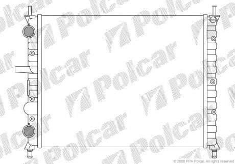 Радіатор охолодження POLCAR 301908-5
