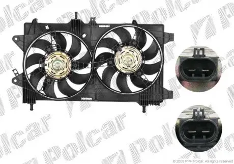 Вентилятор с корпусом/кронштейном POLCAR 302323W5