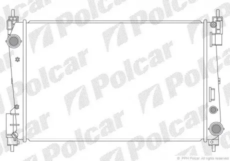 Радиатор охлаждения POLCAR 302408-1