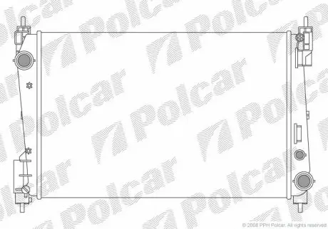 Радиатор охлаждения POLCAR 302408A1