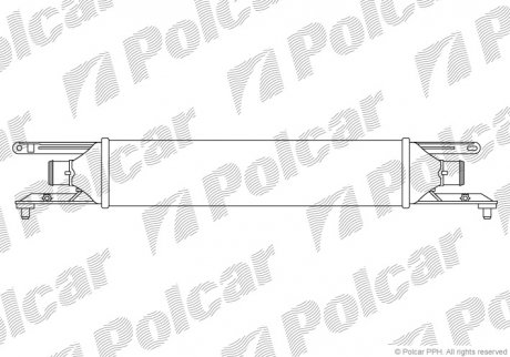 Радиатор воздуха (интеркуллер) POLCAR 3024J8-2 (фото 1)