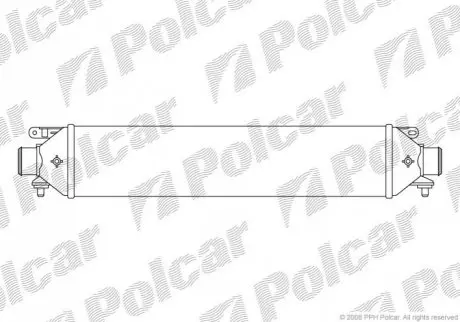 Интеркуллер fiat doblo 1.6d/2.0d 10- POLCAR 3024J8-3
