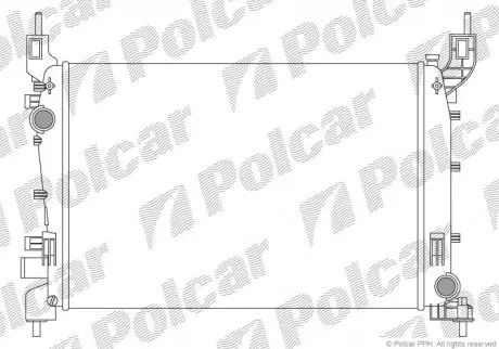 Радиатор охлаждения POLCAR 302508-1