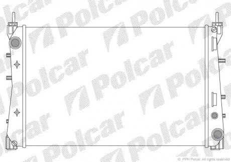 Радіатор охолодження POLCAR 302508A2