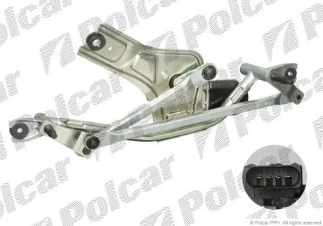 Механизм стеклоочистителей с моторчиком POLCAR 3025ZWP1