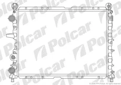 Радіатор охолодження POLCAR 302608A5