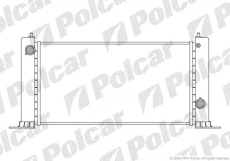 Радиатор охлаждения POLCAR 303008-1
