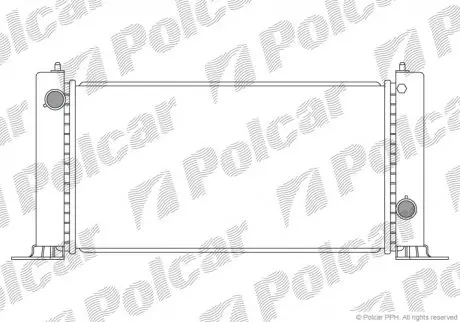 Радиатор охлаждения POLCAR 303008-2