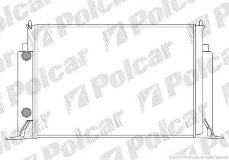 Радиатор охлаждения POLCAR 303008A3