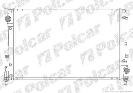 Радіатор охолодження POLCAR 3035084X