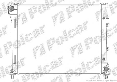 Радиатор охлаждения POLCAR 303508A2 (фото 1)