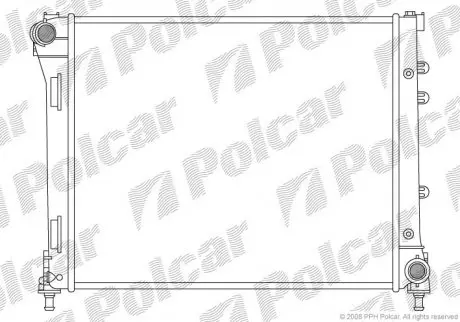 Радиатор охлаждения POLCAR 303508A2