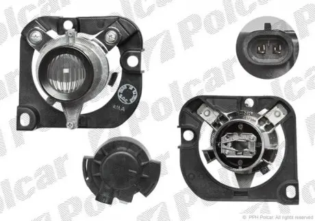 Фара передняя POLCAR 303529-E