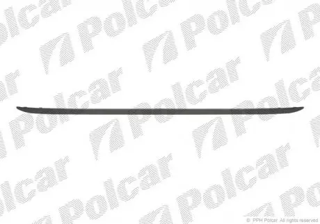 Спойлер бампера заднего POLCAR 303599
