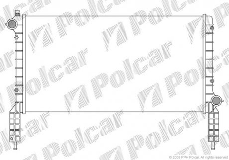 Радиатор охлаждения POLCAR 3040082X (фото 1)