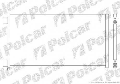 Радиатор кондиционера POLCAR 3040K8C3 (фото 1)