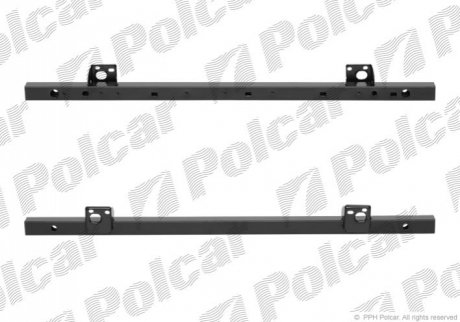 Усилитель переднего бампера нижняя часть FIAT DOBLO 09-16; OPEL Combo 11-18 POLCAR 304207-4 (фото 1)