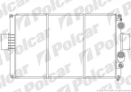 Радиатор охлаждения POLCAR 305008-5