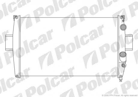 Радиатор охлаждения POLCAR 305008A5