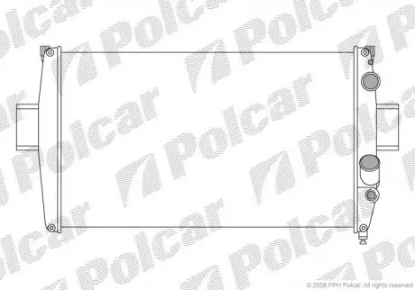 Радиатор охлаждения POLCAR 305008A5