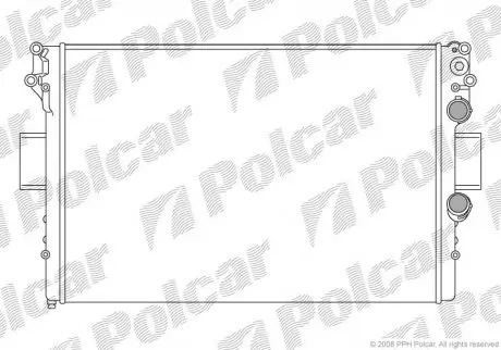 Радиатор охлаждения POLCAR 305208-1