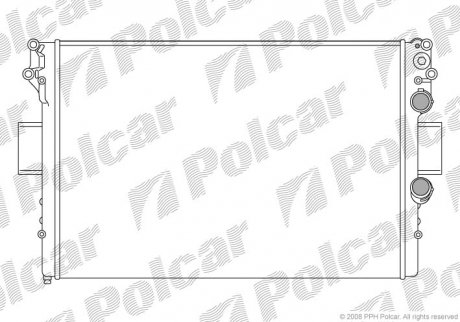 Радіатор охолодження POLCAR 305208A1