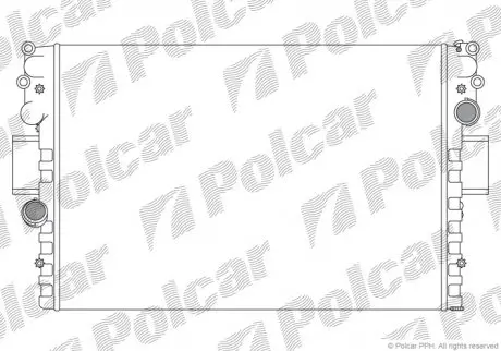 Радиатор охлаждения POLCAR 305208A4