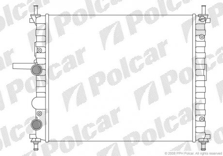 Радиатор охлаждения POLCAR 306508-2