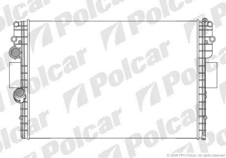 Радиатор охлаждения POLCAR 3080081X