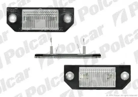 Фара номерного знака POLCAR 3202959E