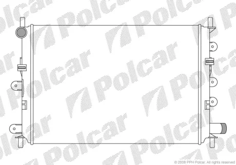 Радиаторы охлаждения escort v express (av POLCAR 320608A5