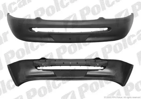 Бампер передний ford escort 95- POLCAR 3207071
