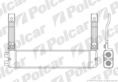 Радиатор масла POLCAR 3207L81X (фото 1)