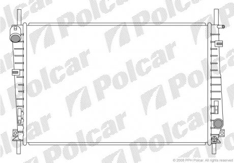 Радиатор охлаждения POLCAR 321808-2