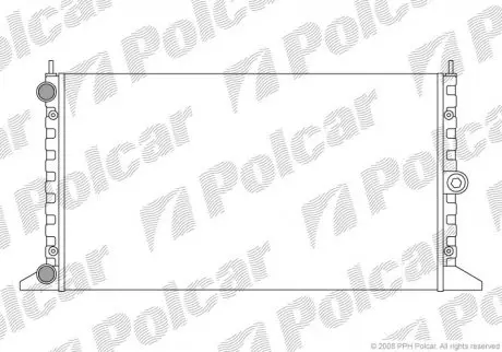 Радиатор охлаждения POLCAR 324008-4