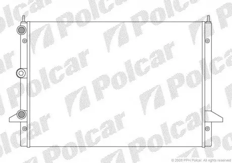 Радиатор охлаждения POLCAR 324008A2