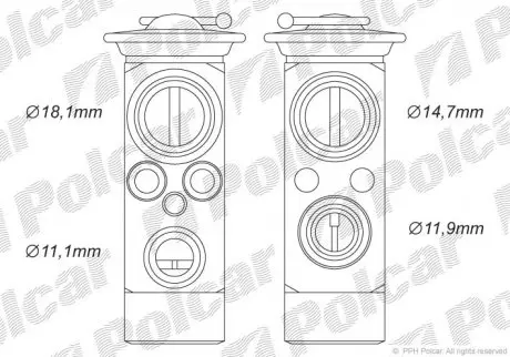 Стопорний клапан POLCAR 3240KZ-1