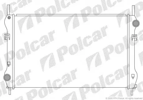 Радиатор охлаждения POLCAR 324708-1