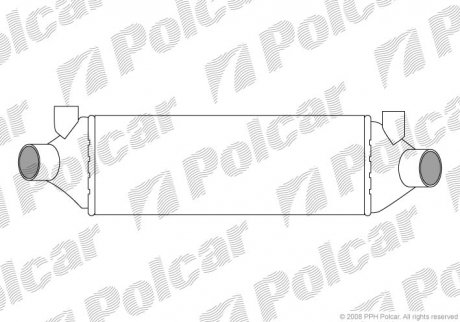 Радиатор воздуха (интеркуллер) POLCAR 3247J8-1 (фото 1)