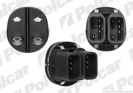 Вмикач склопідйомника POLCAR 3247P-71