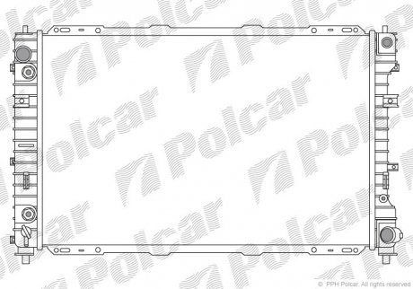Радиатор охлаждения POLCAR 325108-1 (фото 1)