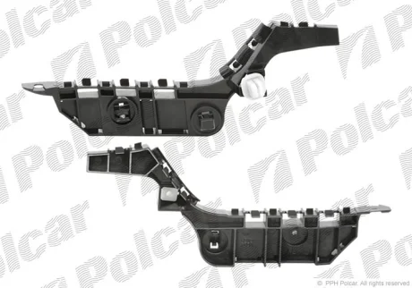 Кронштейн бампера лівий honda accord, 03- POLCAR 3833077X