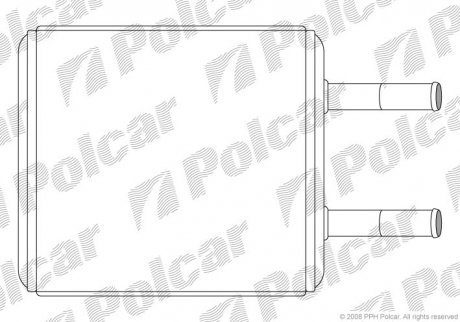 Радіатор обігріву POLCAR 4005N8-1